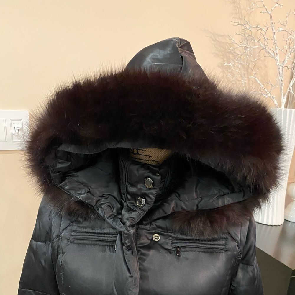 LAST CHANCE 1 Madison down puffer coat with fox fur - Picture 8 of 9